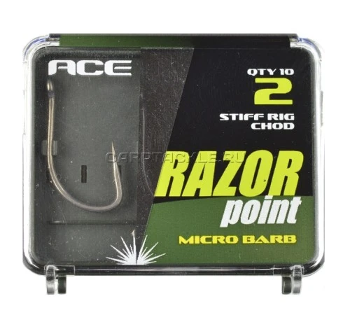 Крючки размер №2 ACE Stiff Rig/chod SRC